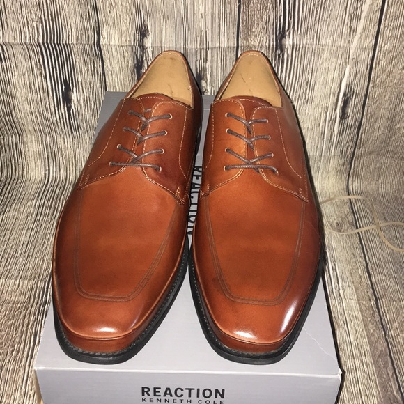 🆕Kenneth Cole Reaction Brick Apron Toe Derby - Picture 6 of 7